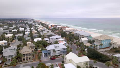 flying over a residential area in 30a, florida-5