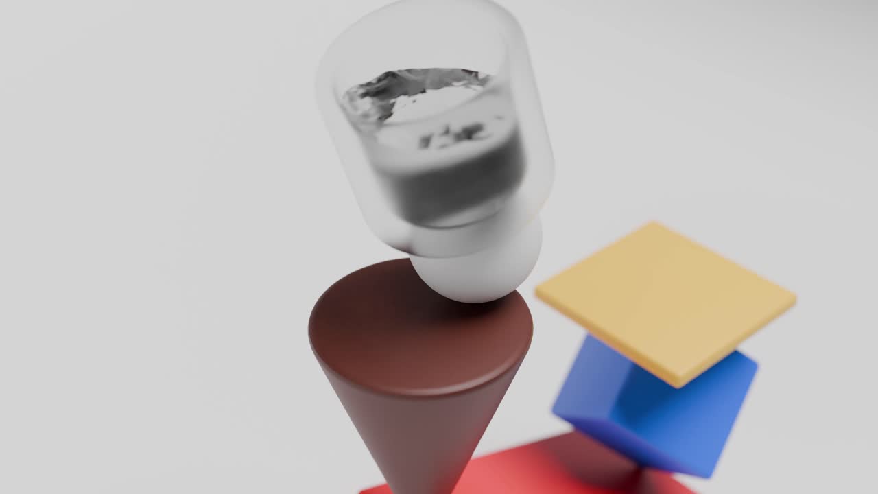 추상적인 기하학적 모양 구성