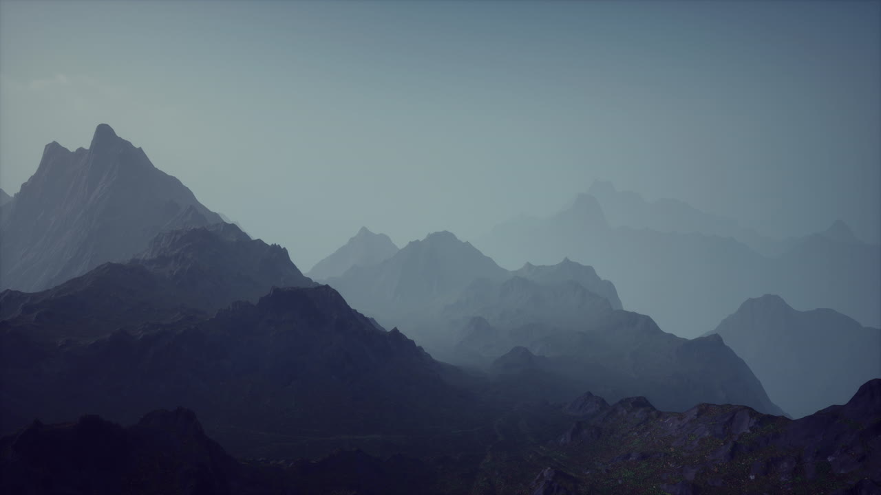 안개 같은 산맥