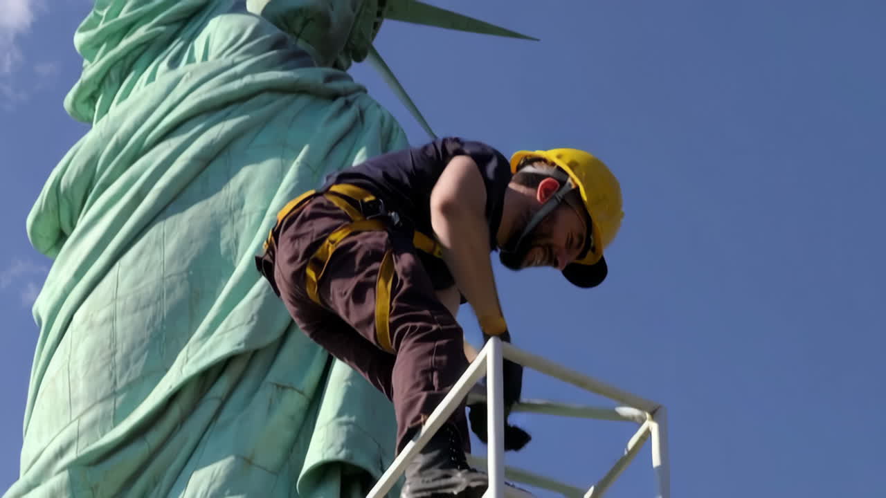 mantenimiento de la estatua de la libertad
