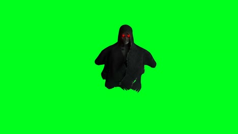 el misterio del miedo a la animación de fantasmas. la sudadera dinámica. el aislamiento. la animación realista de pantalla verde 4k.