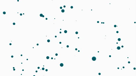 teal circles on white background