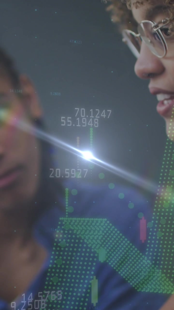 Animation of network of connections over students using tablet