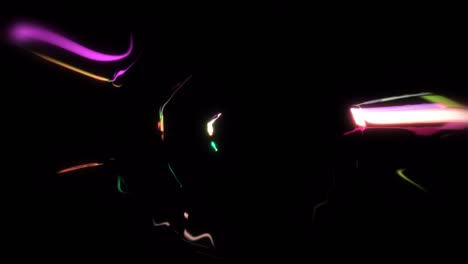 sumergirse en un agujero de gusano fondo de video de bucle abstracto
