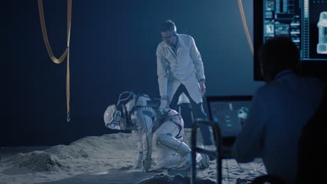 astronaut training and medical monitoring