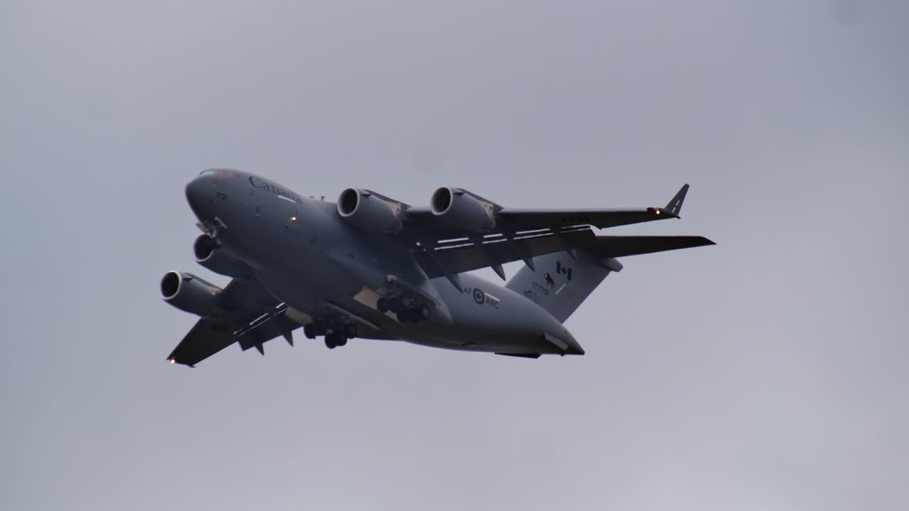 Canadian Air Force Boeing C-17 Globemaster III in Flight