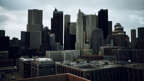 spectacular aerial panorama of the city