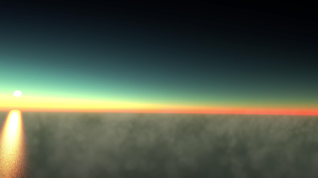 lanzamiento de cohetes al amanecer o al atardecer a través de las nubes