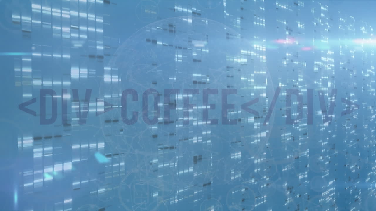 Animation of network of connections over moving columns