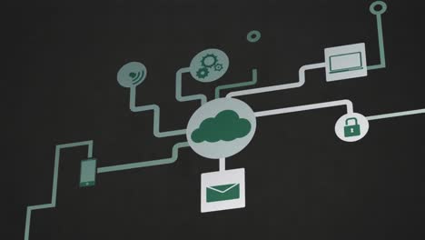 Animation-of-network-of-connections