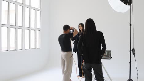 fashion shoot in studio