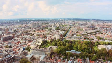 Aerial-drone-panoramic-view-of-Bristol-city-on-a-sunny-day