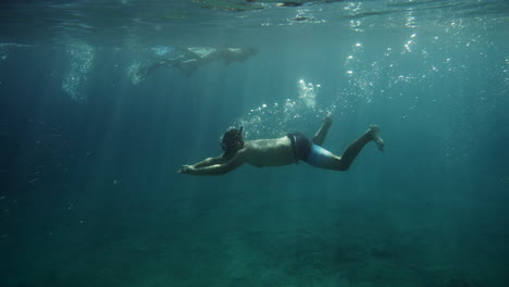 snorkeling underwater