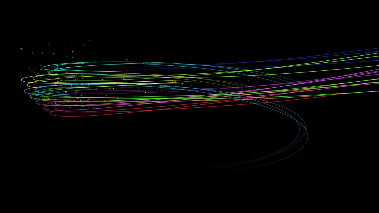 곡선, 파동, 예술, 다채로운 줄, 흐름, 추상적인 배경