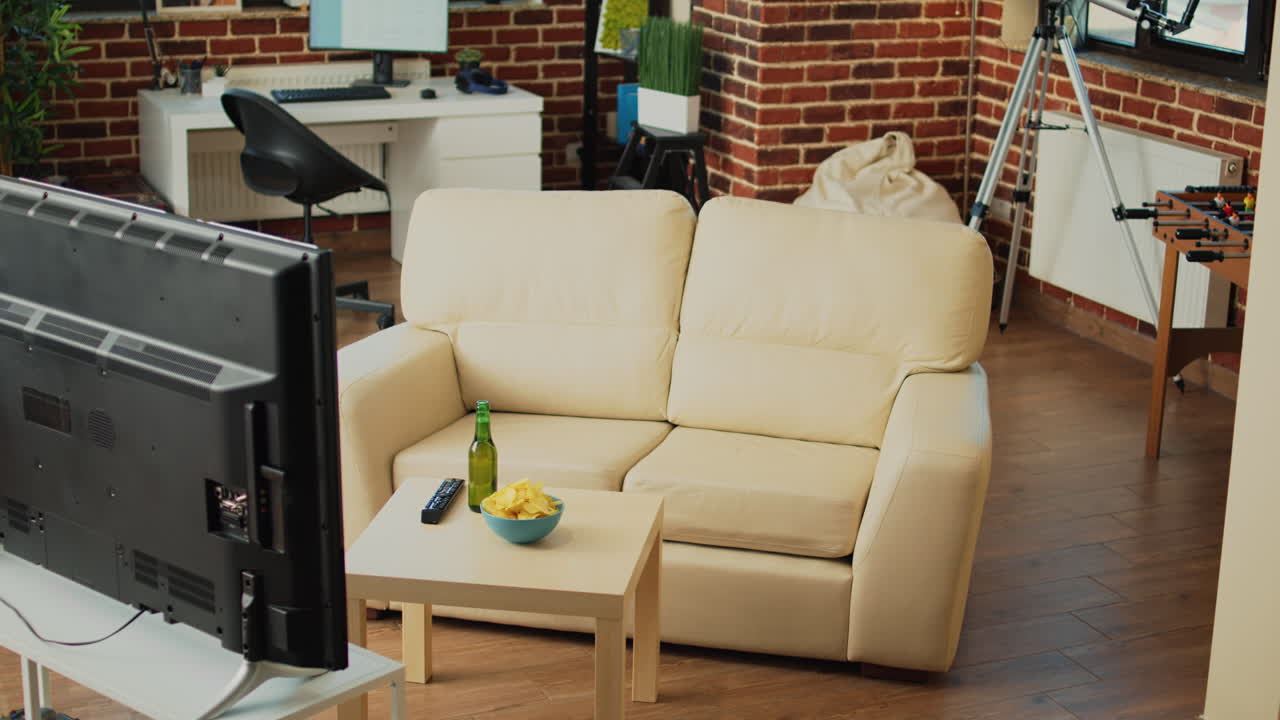 African american man opening food delivery bag