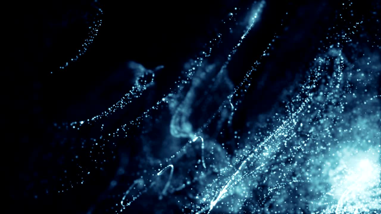 Particles dust abstract light bokeh motion titles cinematic background loop