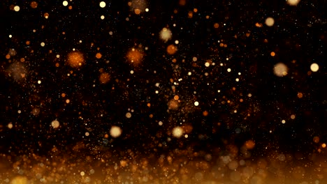 estrellas brillantes en el fondo del video bokeh