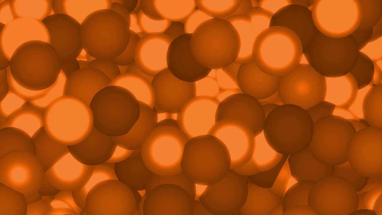 Animazione grafica in movimento di una sfera puntinata di grandi dimensioni.