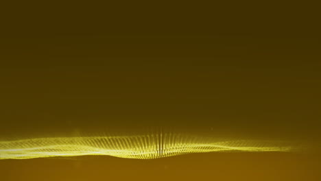 glowing lights on yellow background