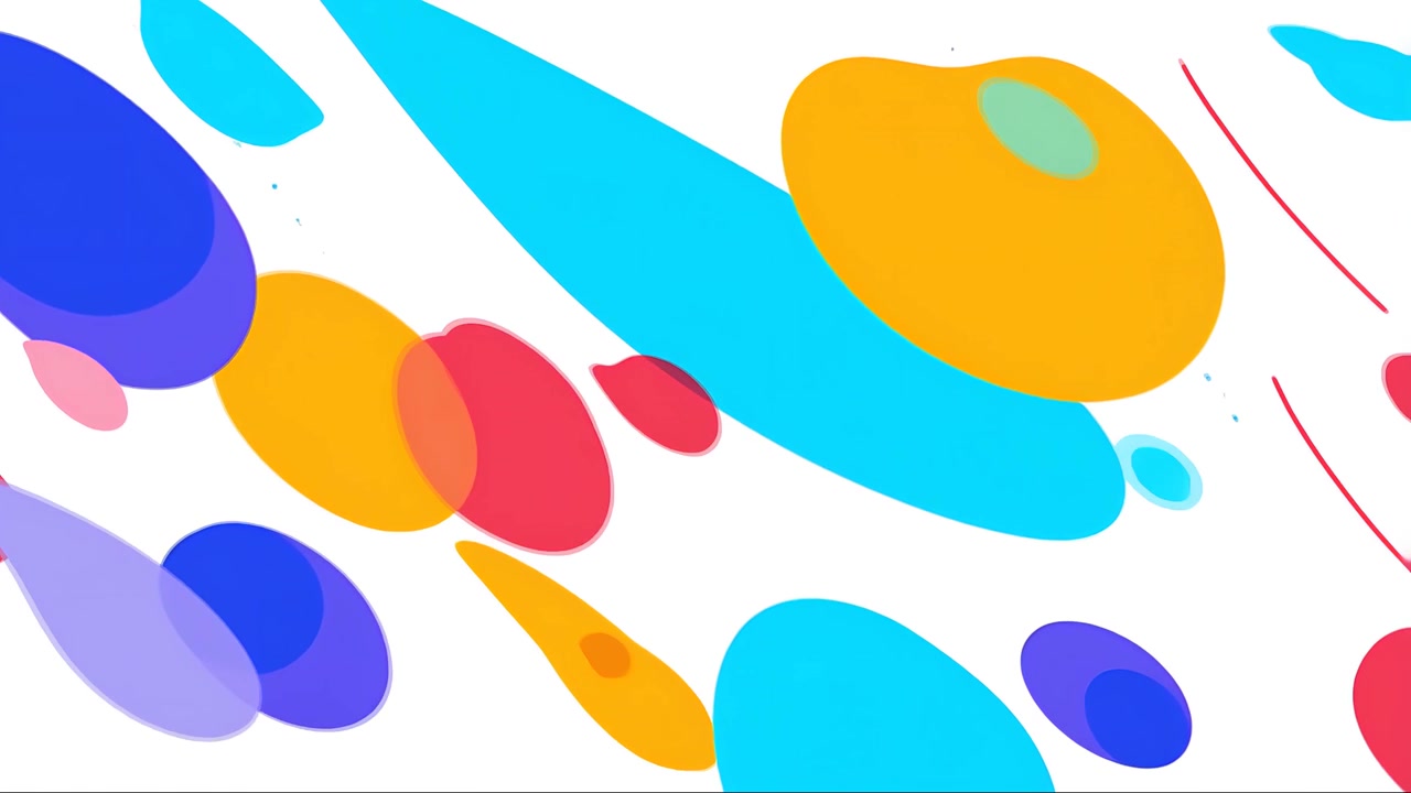 Fond animé abstrait et coloré 4K