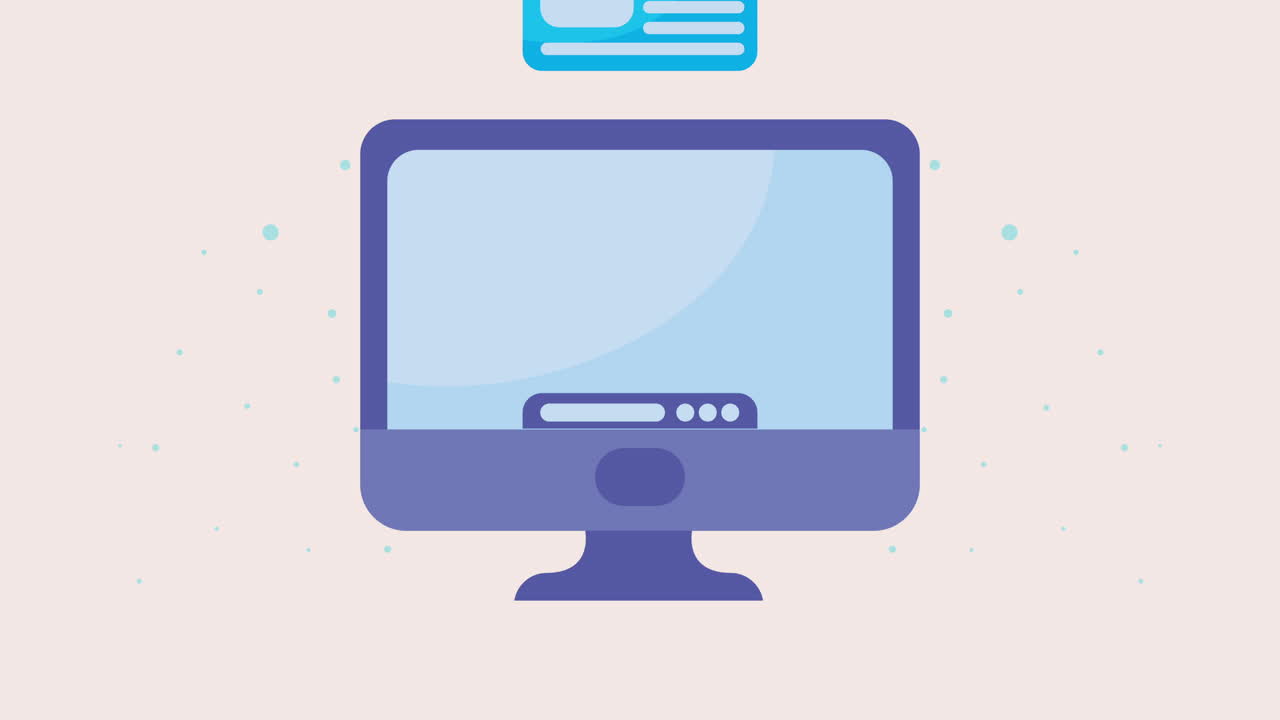 웹 페이지를 표시하는 컴퓨터 모니터