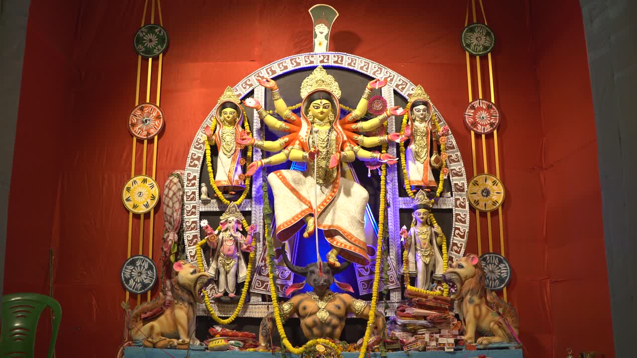 durga puja es el festival más grande de la india y bengala occidental