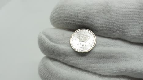 monedas antiguas. moneda de plata portuguesa 05