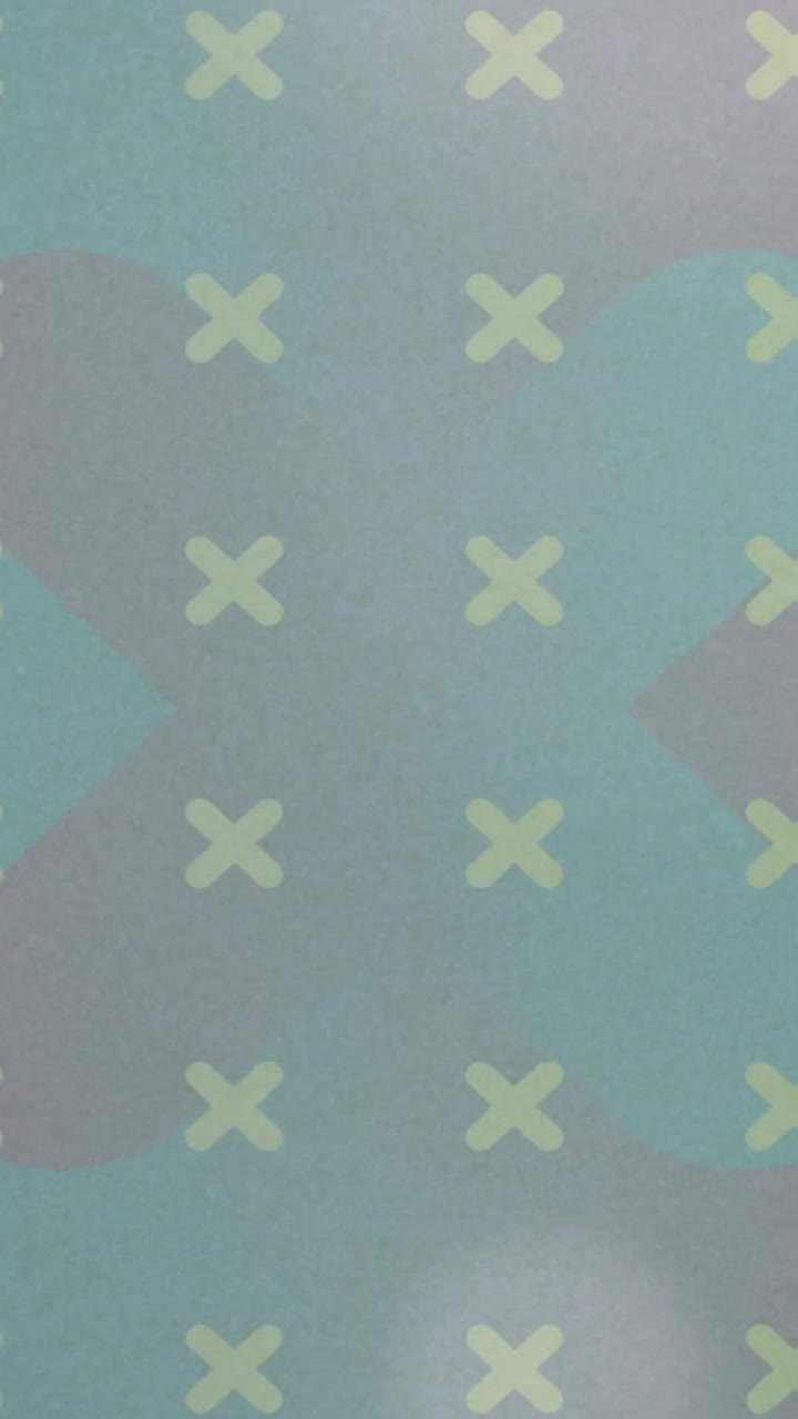 Animation of green crosses over green background