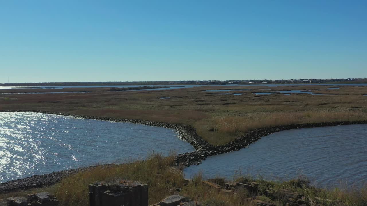 루이지애나의 바유 이클로스키 입구에 있는 프록터 요새