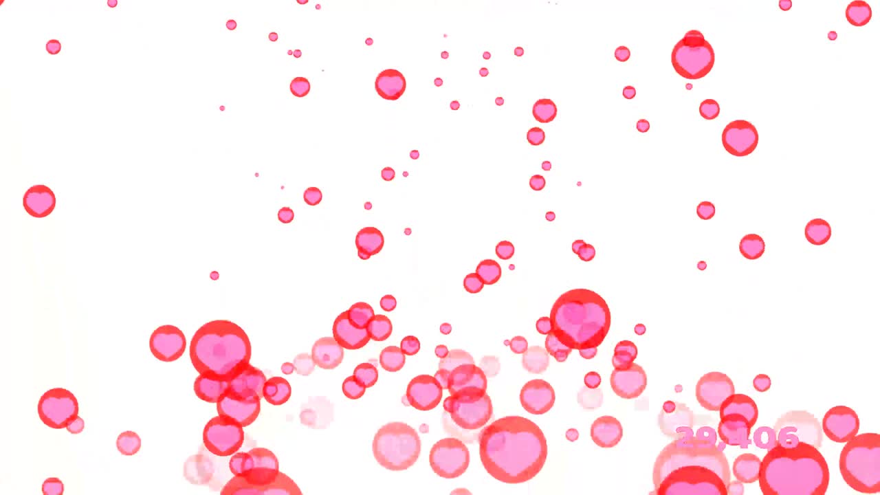 chonburi, 태국, 2019년 12월 30일, 백만 숫자, 날아다니는 마음의 문자, 고립된 배경