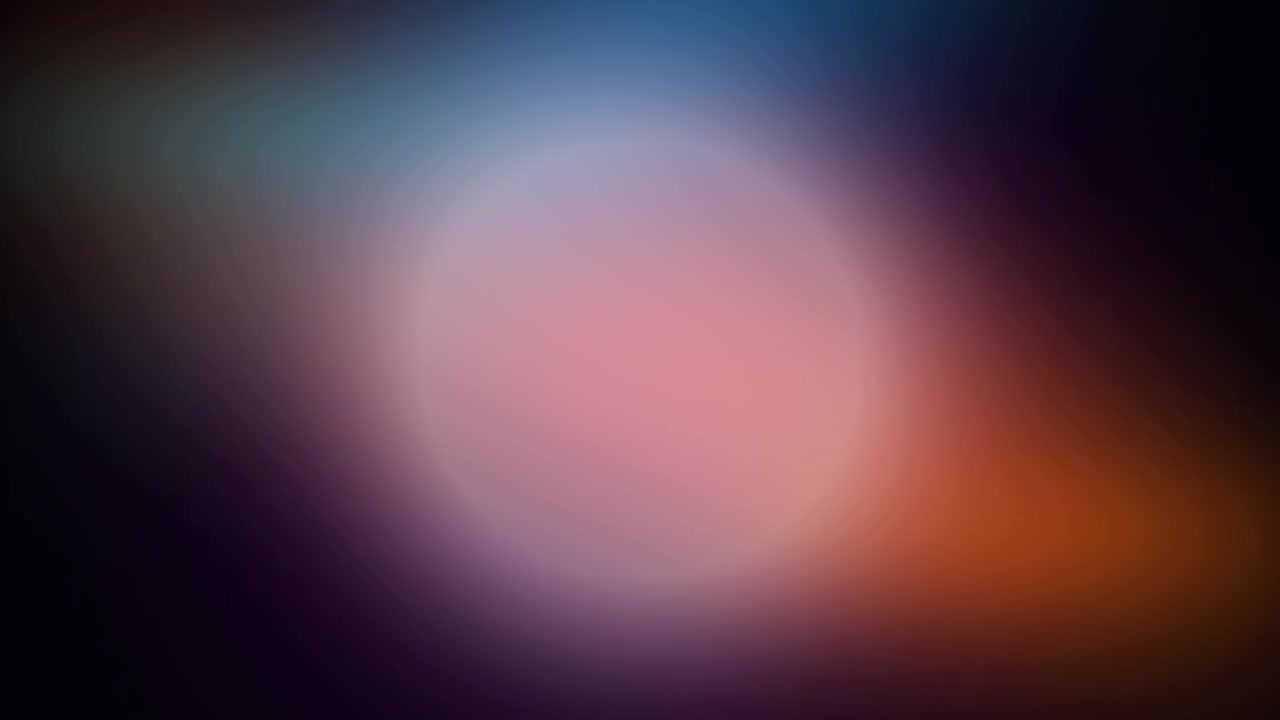 Abstract Motion Background with Soft Glowing Blue and Orange Light