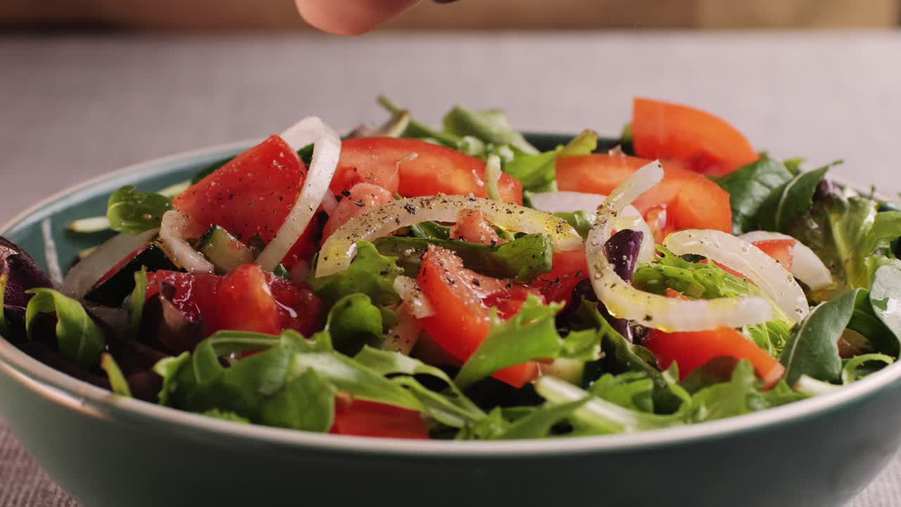 ensalada de vegetales frescos