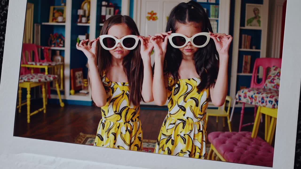 Stylish Twins in a Playful Kids Room