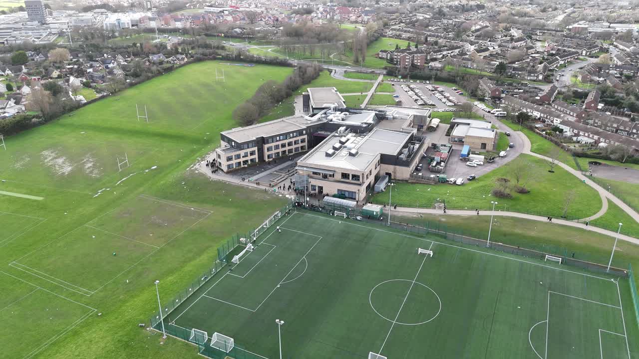 Woodlands School Basildon Essex UK drone,aerial