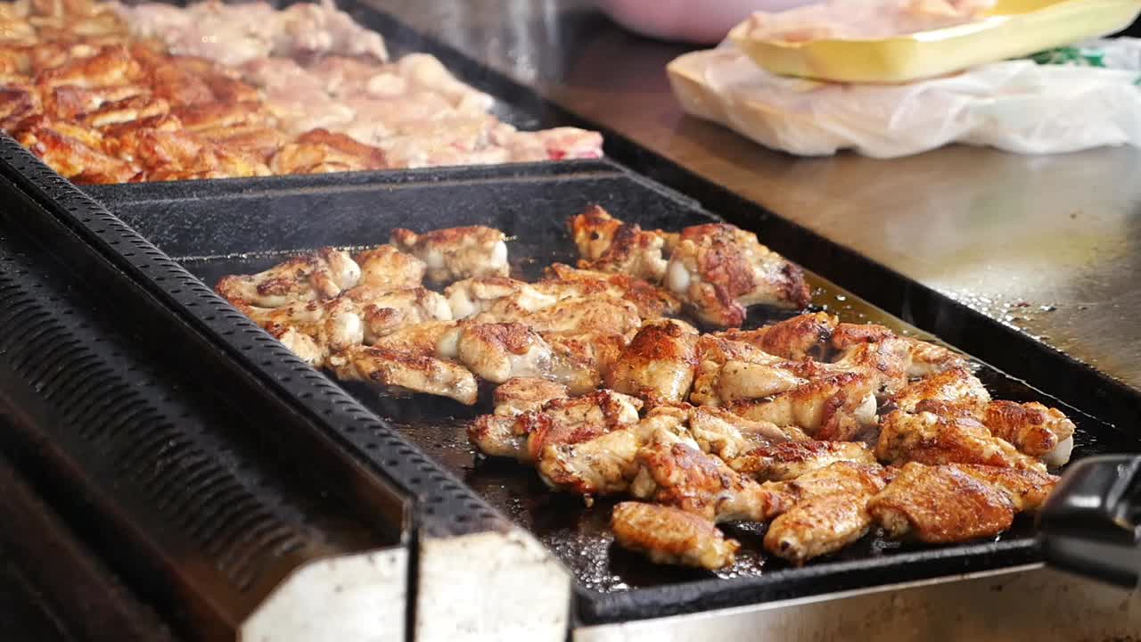 그릴 된  ⁇  날개