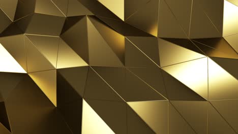 abstract gold triangular geometric pattern