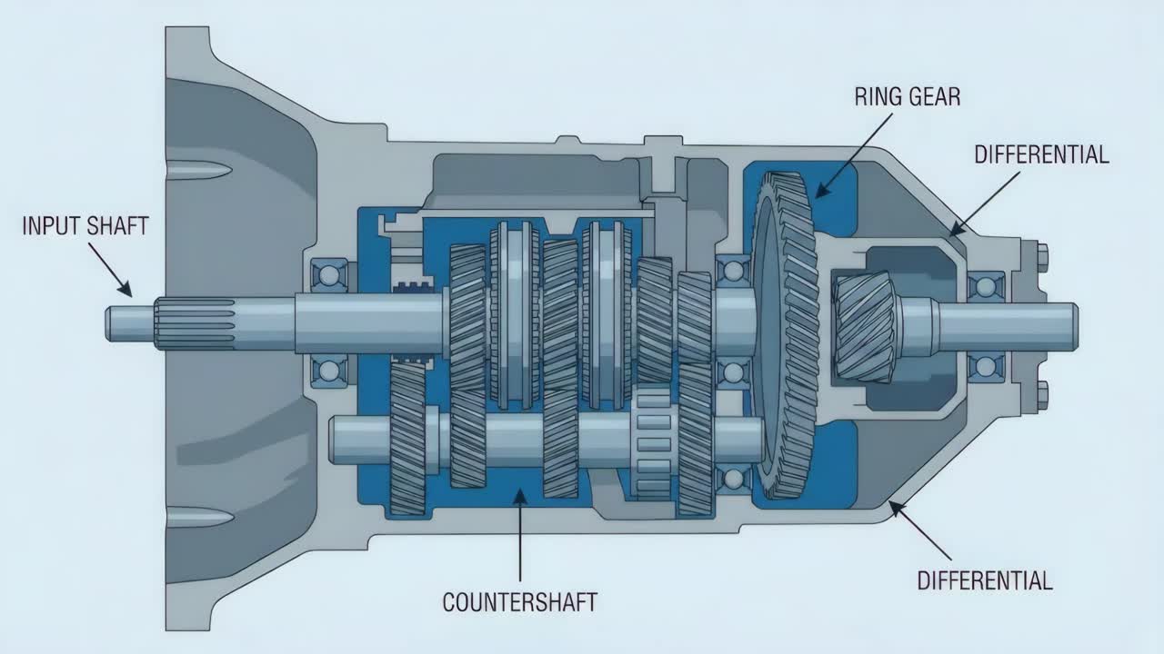 Cutaway of a Transmission