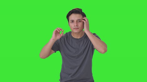 Happy-Indian-man-getting-ready-Green-screen