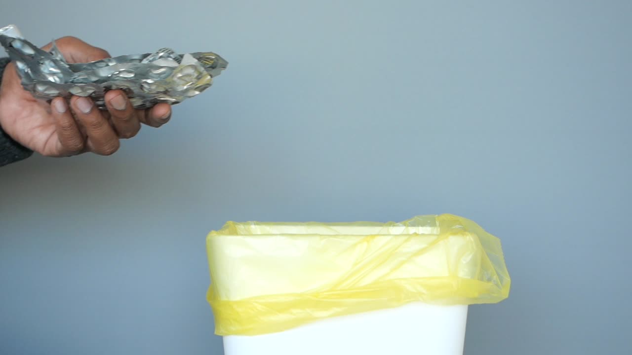 의료용 포장품의 수동 폐기