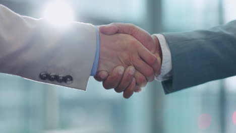 Business-people,-shaking-hands-and-meeting