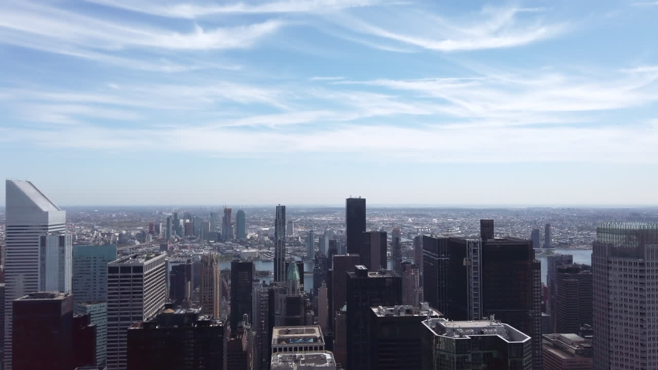 Vista desde arriba de los edificios de Nueva York