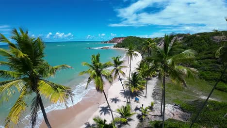 playa tabatinga en joão pessoa en paraíba, brasil