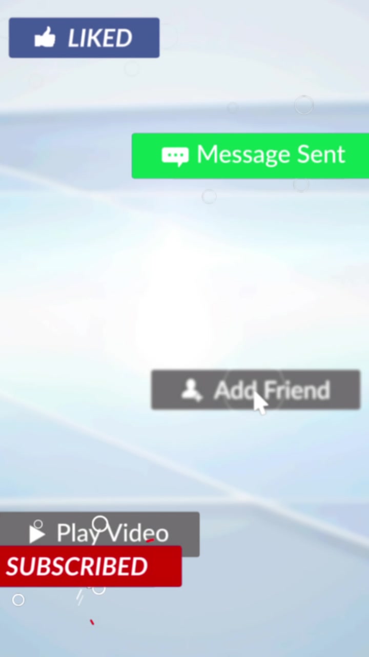 Animazione di icone social che cadono su una rete di connessioni