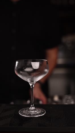 bartender preparing a cocktail