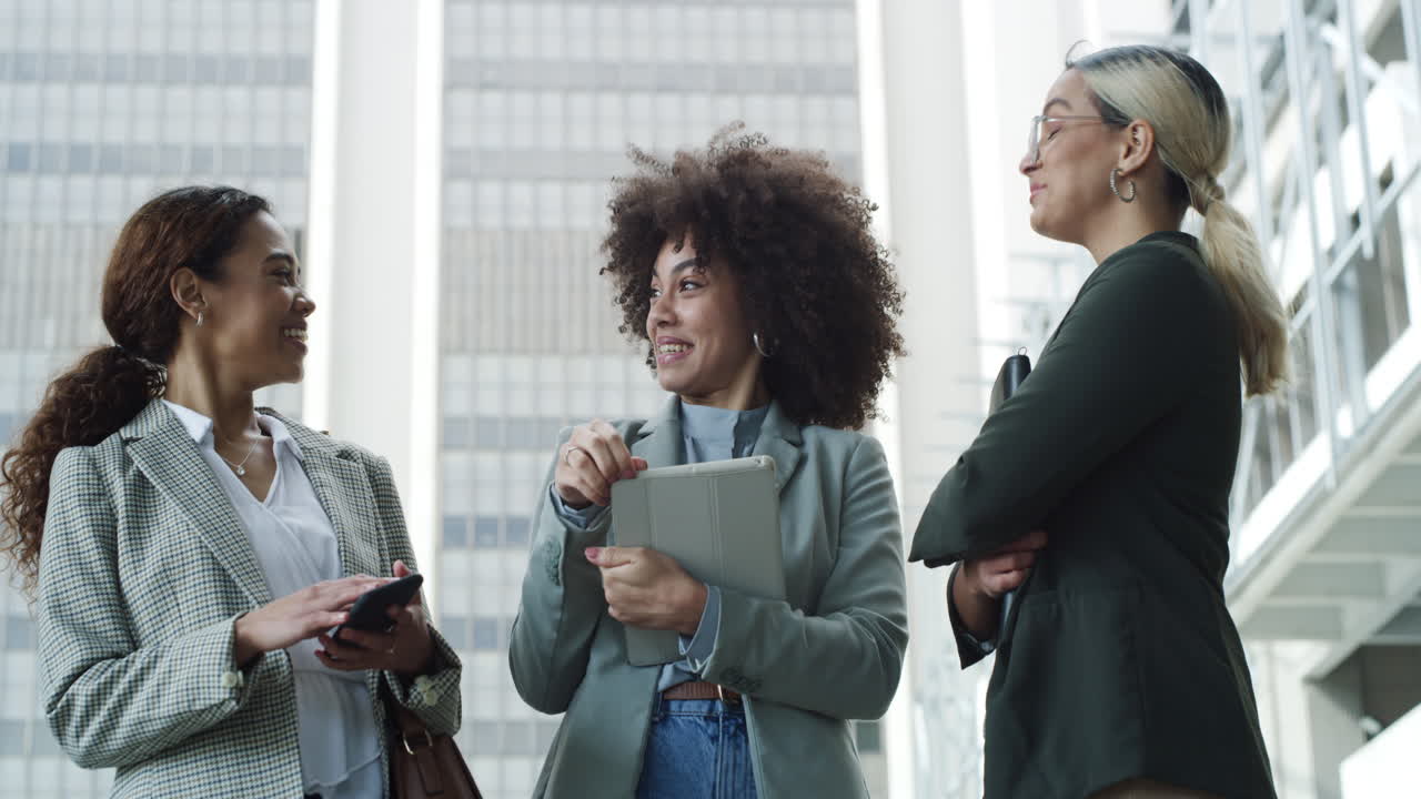 Businesswomen in Conversation