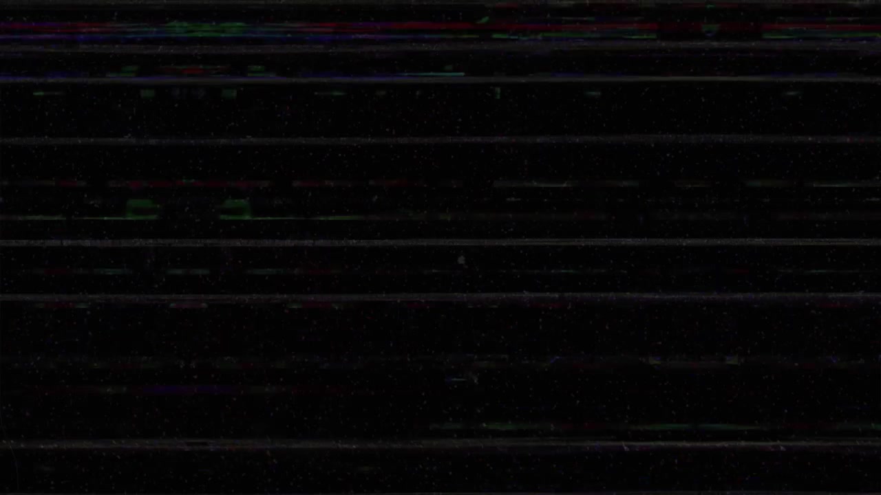 Sfondo Digitale con Glitch, Rumore Statico e Interferenza