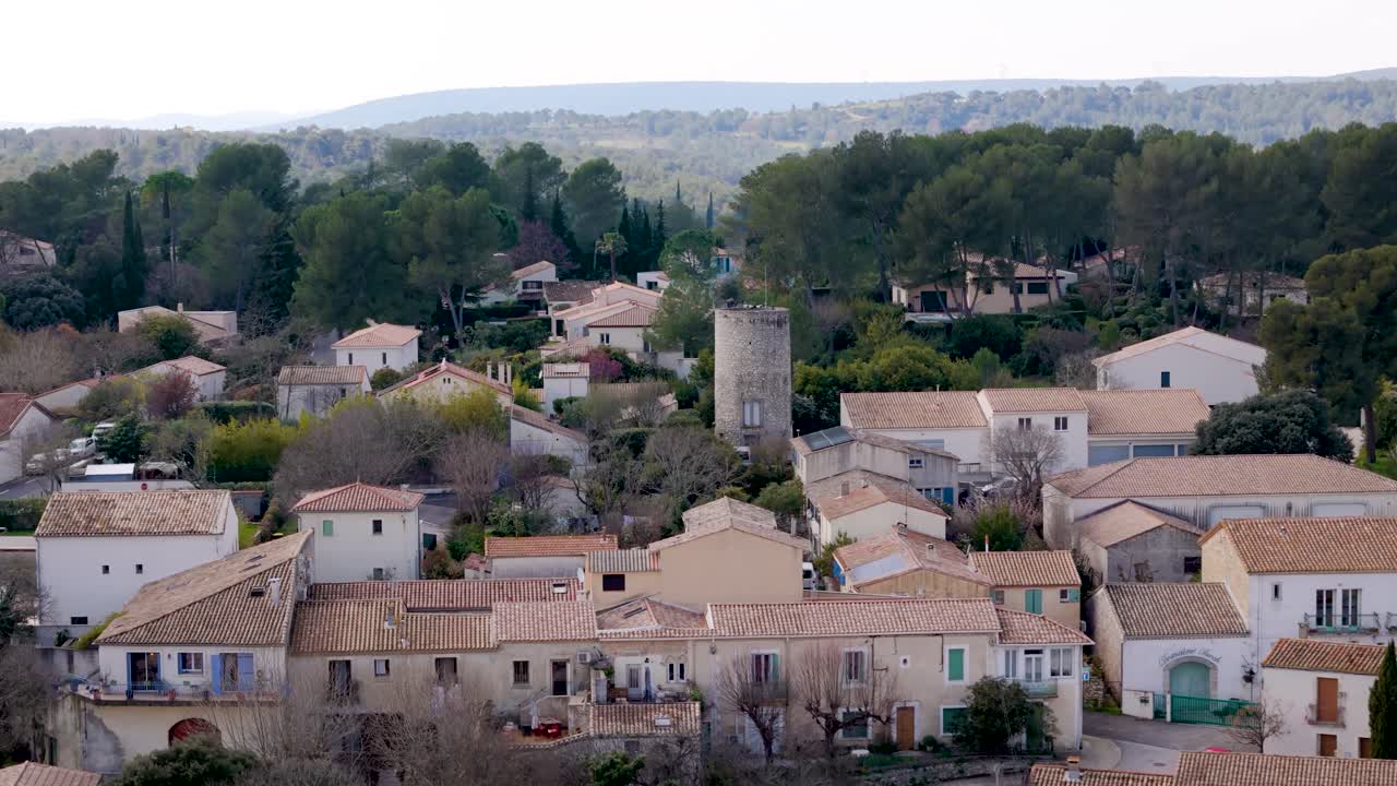 revealing the small residential village of cazevieille in the south of France