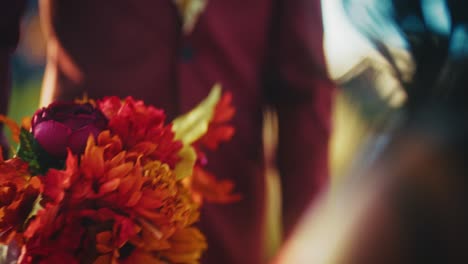 autumn floral bouquet