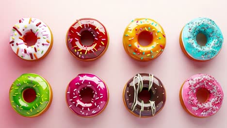 colorful donuts