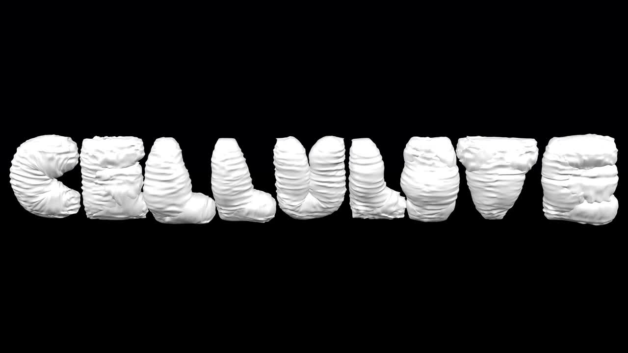 셀라이트 (cellulite) 라는 단어는 구부러져서 부풀어오르는 단어입니다.